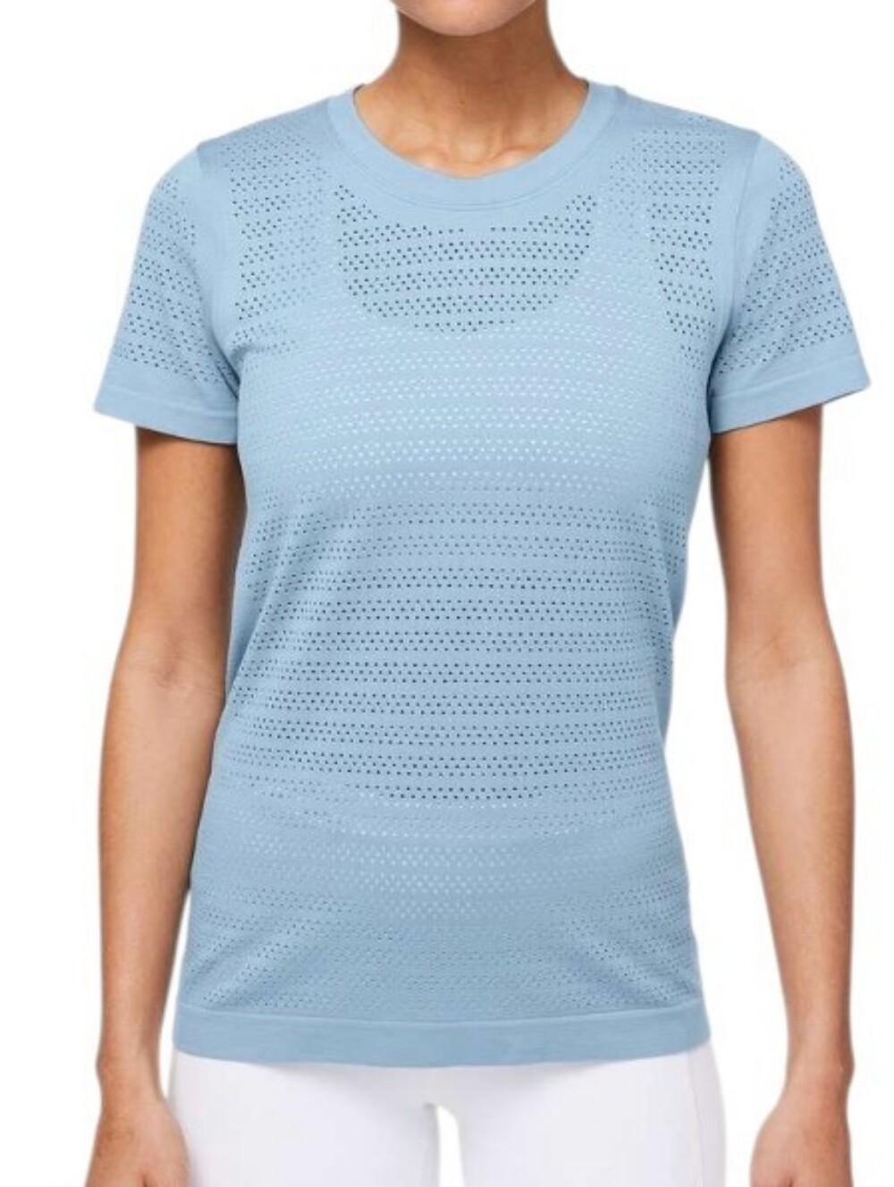 Lululemon Breeze By Short Sleeve Squad - Cascade Blue